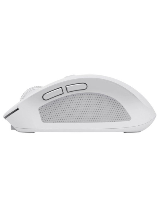 Ratón Inalámbrico Trust Ozaa Compact Wireless/ Batería recargable/ Hasta 3200 DPI/ Blanco