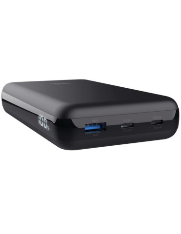 Batería Externa/Powerbank Trust Laro 20000mAh/ 100W/ Negra/ Compatible con Portátiles 2