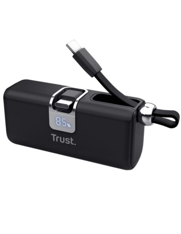 Powerbank 5000mAh Trust Pacto 26104/ 18W/ Negra 2
