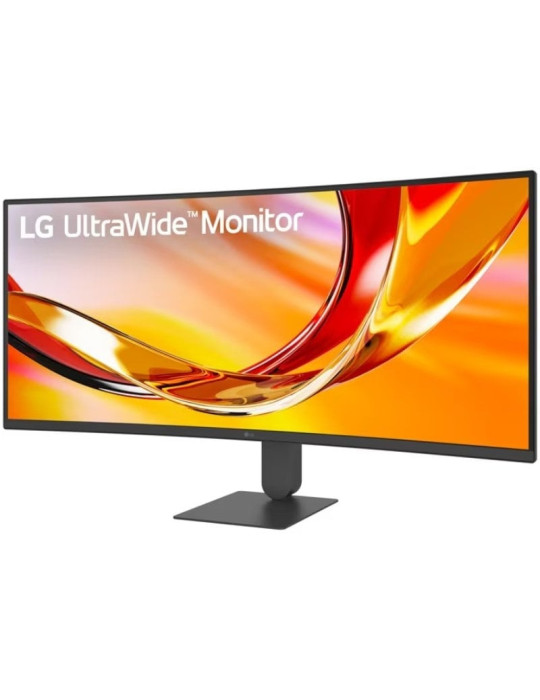 Monitor Profesional Ultrapanorámico Curvo LG UltraWide 34U640B-B 34"/ WQHD/ Regulable en altura/ Negro