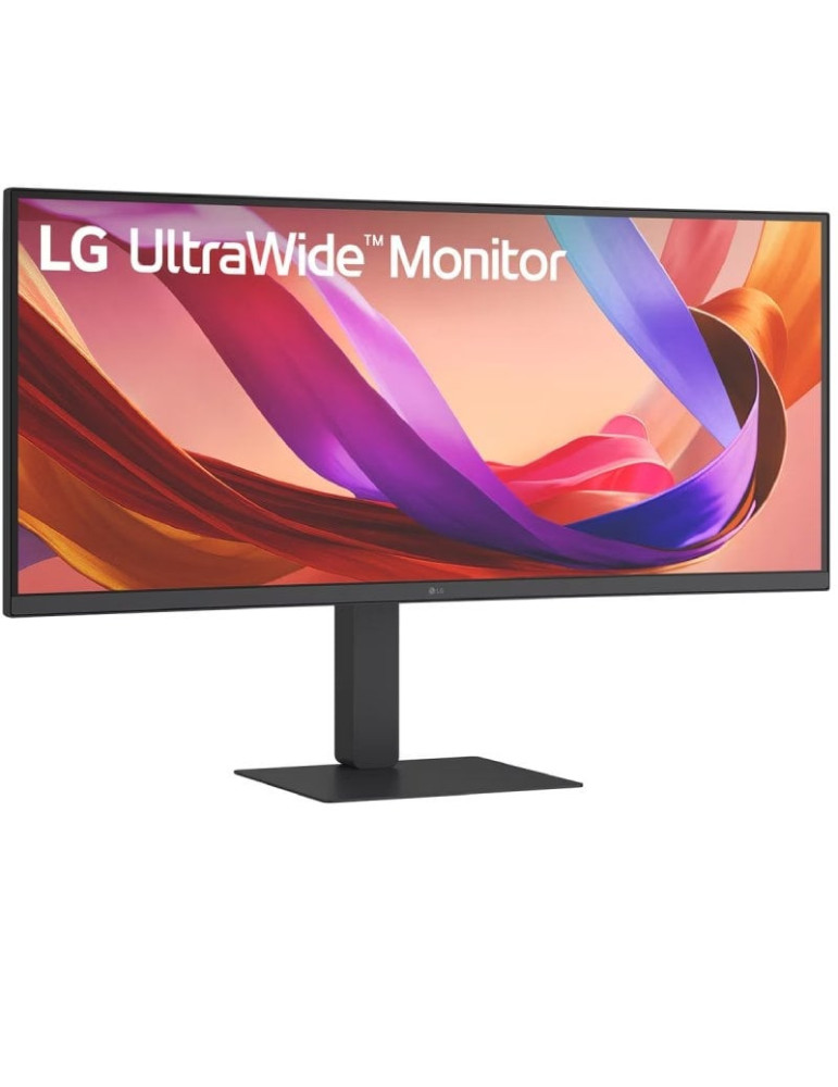 Monitor Profesional Ultrapanorámico Curvo LG UltraWide 34U650A-B 34"/ WQHD/ Multimedia/ Regulable en altura/ Negro