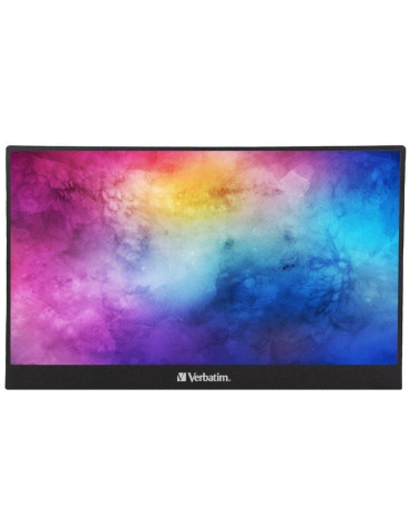 Monitor Portátil Verbatim PM-14 14"/ Full HD/ Multimedia/ Negro