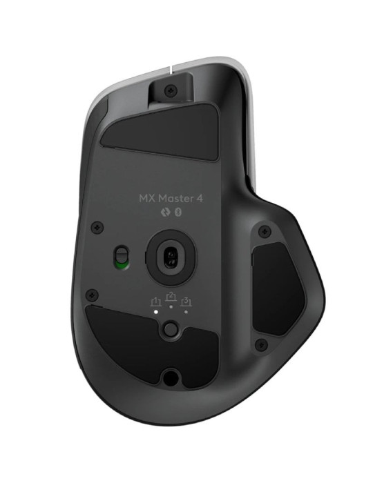 Ratón Ergonómico Inalámbrico Logitech MX Master 4/ Batería recargable/ Hasta 8000 DPI/ Grafito