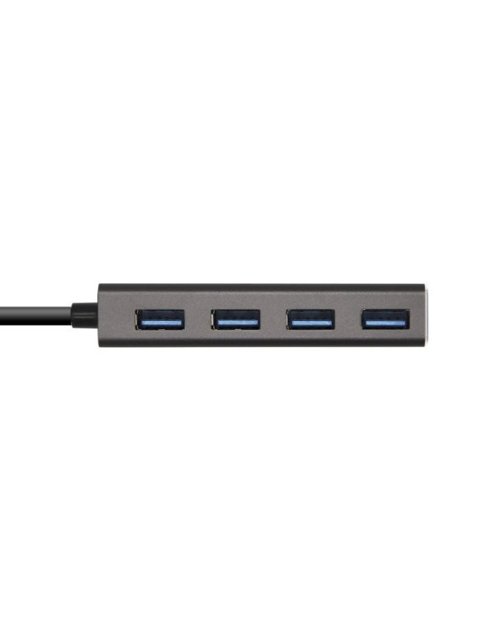 Hub USB Tipo-C Aisens A109-0403/ 4xUSB/ Gris