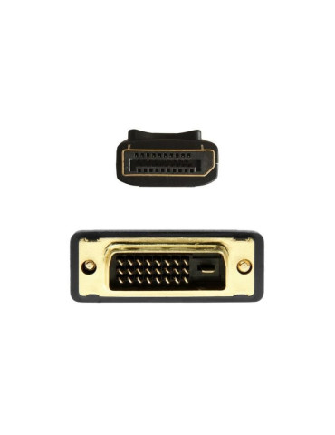 Cable Conversor Aisens A125-0366/ DisplayPort Macho - DVI Macho/ Hasta 5W/ 2300Mbps/ 2m/ Negro 2