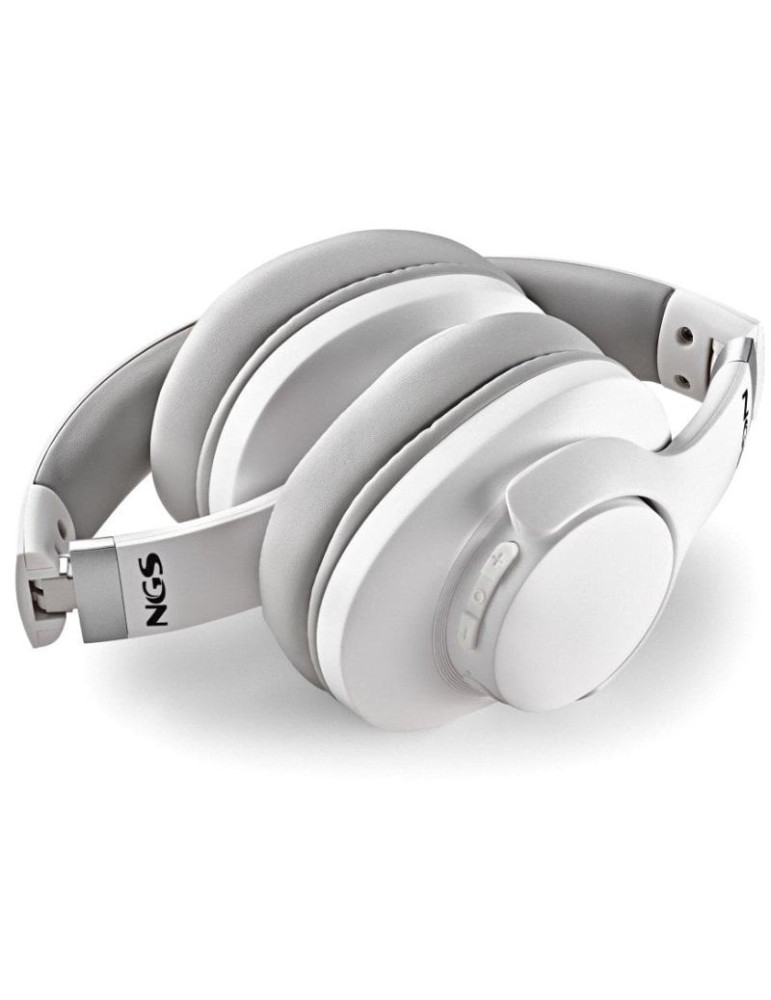 Auriculares Inalámbricos NGS Artica Storm/ con Micrófono/ Bluetooth/ Blancos