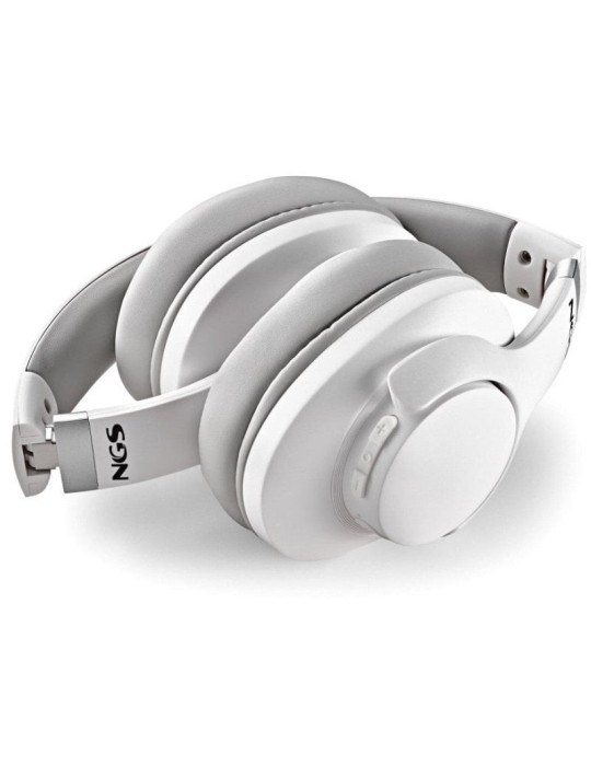 Auriculares Inalámbricos NGS Artica Storm/ con Micrófono/ Bluetooth/ Blancos