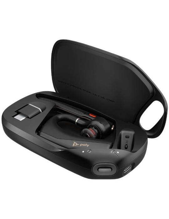 Auriculares Inalámbricos Poly Voyager Legend 50 UC/ con estuche de carga/ Bluetooth/ Negros
