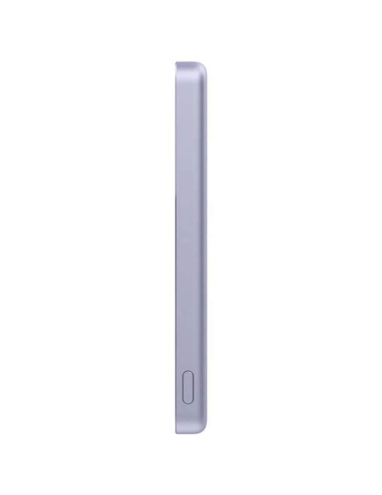 Powerbank 5000mAh Xiaomi Super Slim Magnetic Power Bank 5000/ Wireless/ Púrpura/ Incluye Cable USB Tipo-C