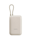 Powerbank 10000mAh Xiaomi Power Bank Integrated Cable/ 22.5W/ Beige/ Incluye Cable USB Tipo-C