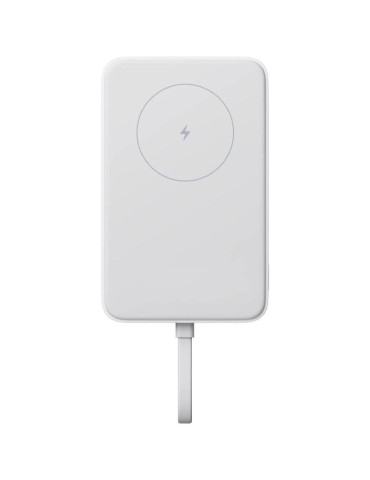 Powerbank 10000mAh Xiaomi 33W Magnetic Power Bank 10000 (Integrated Cable)/ Wireless/ Blanca