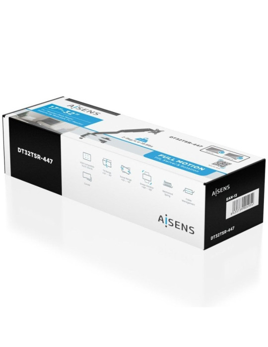 Soporte de Mesa con Contrapeso para Monitor Aisens DT32TSR-447/ Giratorio/ Inclinable/ hasta 9kg
