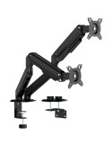 Soporte de Mesa con Contrapeso para 2 Monitores Aisens DT32TSR-451/ Giratorio/ Inclinable/ hasta 9kg