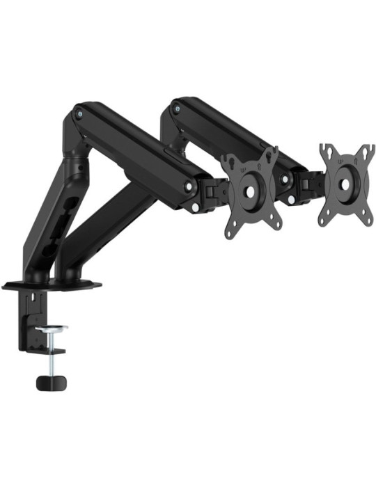 Soporte de Mesa con Contrapeso para 2 Monitores Aisens DT32TSR-451/ Giratorio/ Inclinable/ hasta 9kg