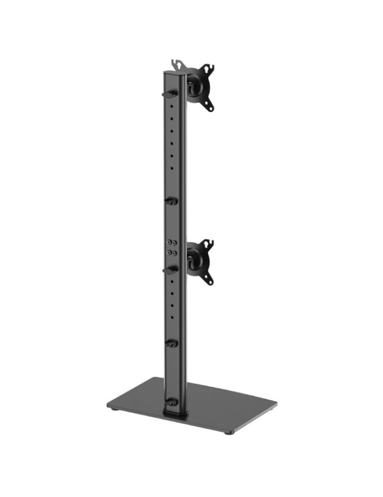 Soporte de Mesa para 2 Monitores Aisens DT34TSR-459/ Giratorio/ Inclinable/ hasta 12kg