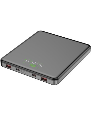 Powerbank 20000mAh Leotec LEPOW100W20G/ 100W/ Gris/ Incluye Cable USB Tipo-C
