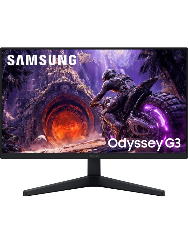 Monitor Gaming Samsung Odyssey G3 S24HG302EU 24"/ Full HD/ 1ms/ 200Hz/ VA/ Regulable en altura/ Negro
