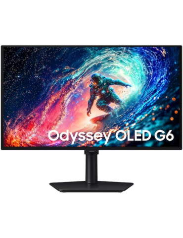 Monitor Gaming Samsung Odyssey OLED G6 G61SH S27HG612SU 27"/ QHD/ 0.03ms/ 240Hz/ QD-OLED/ Regulable en altura/ Negro