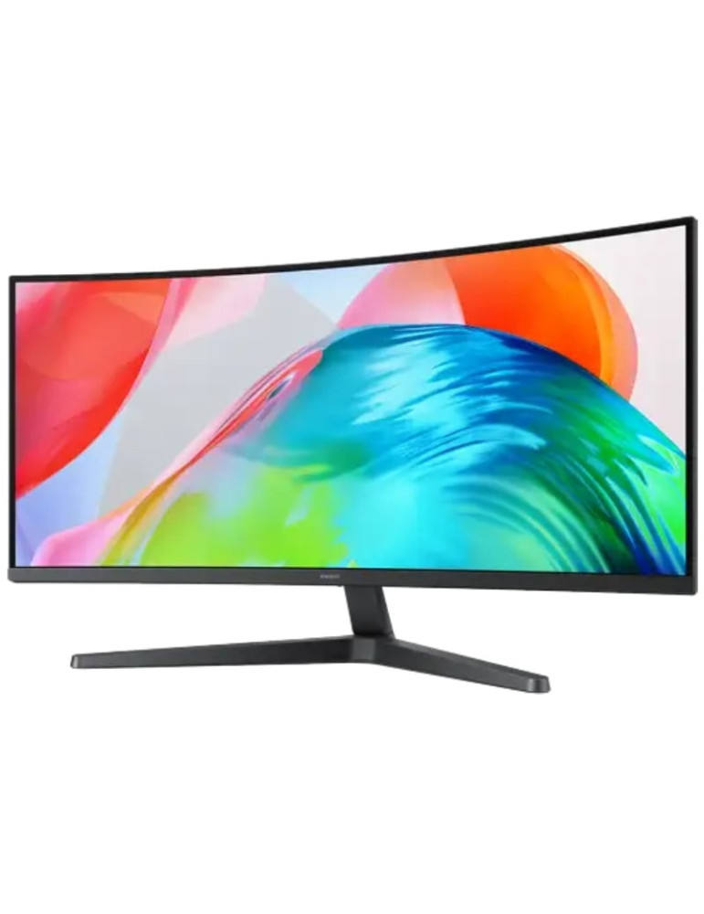 Monitor Profesional Ultraparonámico Curvo Samsung ViewFinity S S34H550GAU 34"/ UWQHD/ Negro
