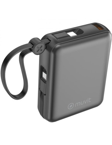 Powerbank 10000mAh Muvit For Change MCCHP0014/ 35W/ Negra 2