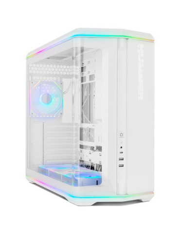 Caja Gaming Semitorre Nox Hummer Anvil/ Blanca