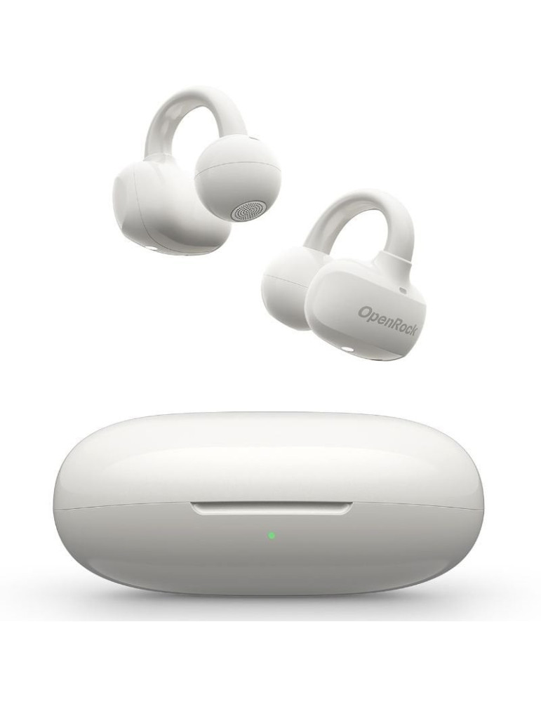 Auriculares Deportivos de Conducción Aérea OpenRock E OPACE02 con estuche de carga/ Autonomía 7h/ Blancos