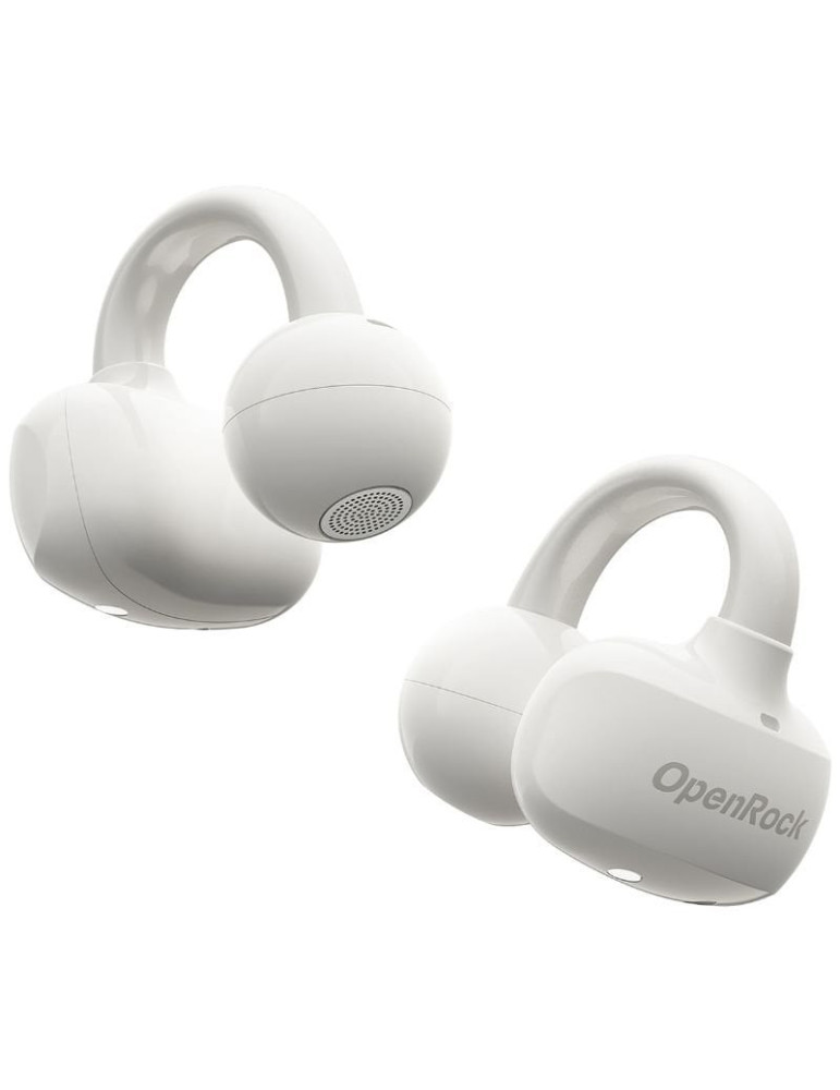 Auriculares Deportivos de Conducción Aérea OpenRock E OPACE02 con estuche de carga/ Autonomía 7h/ Blancos