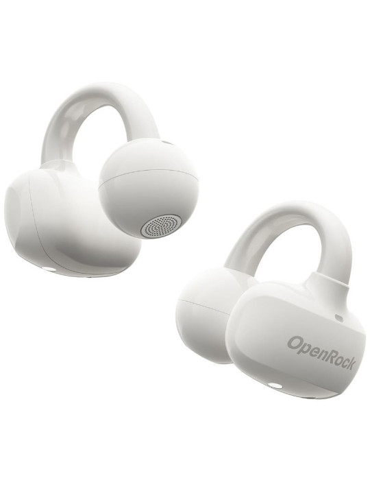 Auriculares Deportivos de Conducción Aérea OpenRock E OPACE02 con estuche de carga/ Autonomía 7h/ Blancos