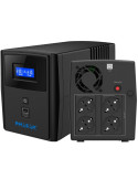 SAI Línea Interactiva Phasak SIRIUS 1200 VA Interactive/ 1200VA-720W/ 4 Salidas/ Formato Torre