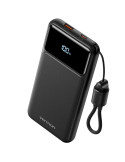 Powerbank 10000mAh Vention XGYB0-39-TY/ 22.5W/ Negro/ Incluye Cable USB Tipo-C