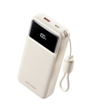 Powerbank 20000mAh Vention XGYW0-40-TY/ 22.5W/ Blanca/ Incluye Cable USB Tipo-C