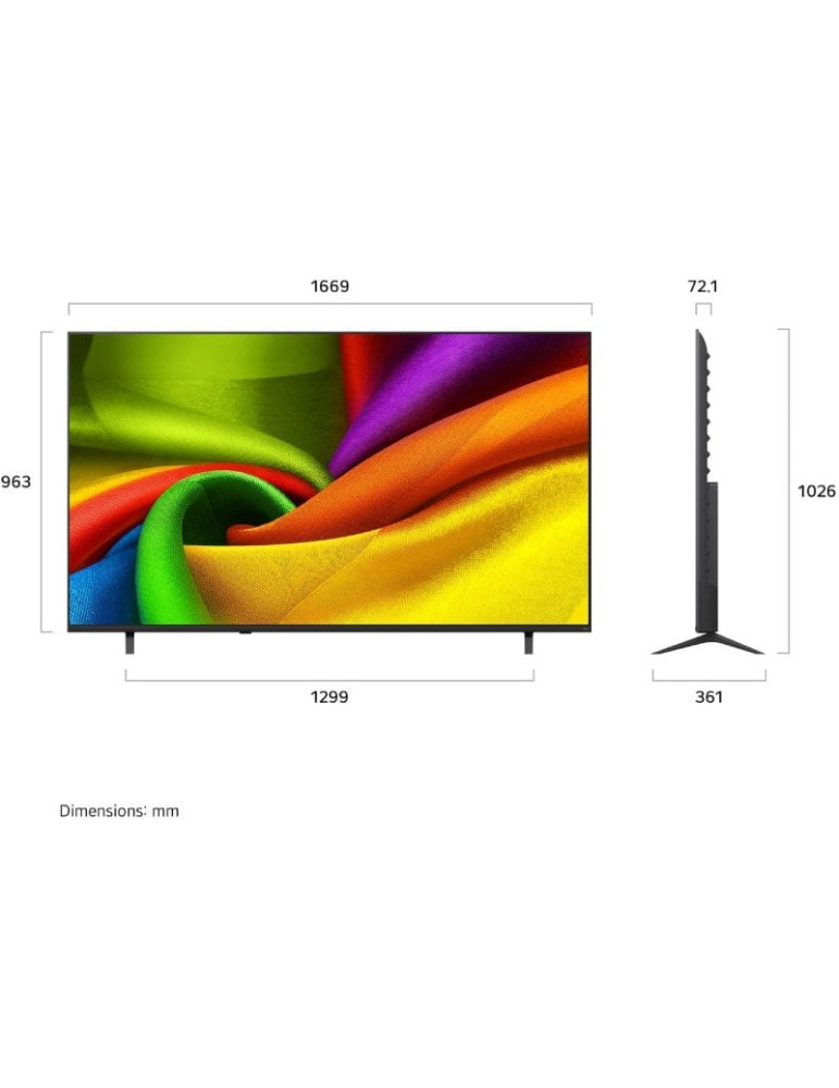 Televisor LG NanoCell 75NU850B6LA 75"/ Ultra HD 4K/ Smart TV/ WiFi/ Negro