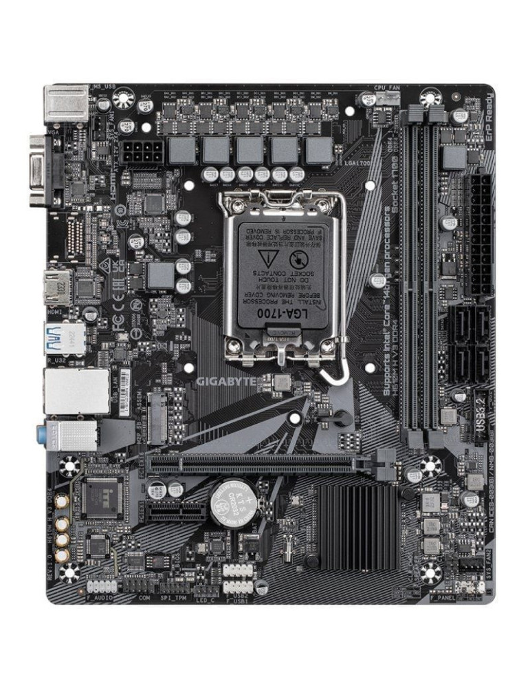 Placa Base Gigabyte H610M H V3 DDR4 Socket 1700/ DDR4/ PCIe 4.0/ Micro ATX