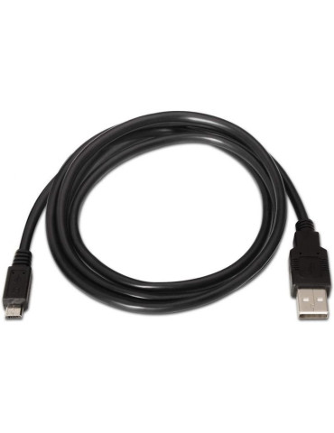 Cable USB 2.0 Aisens A101-0027/ USB Macho - MicroUSB Macho/ 480Mbps/ 80cm/ Negro 2