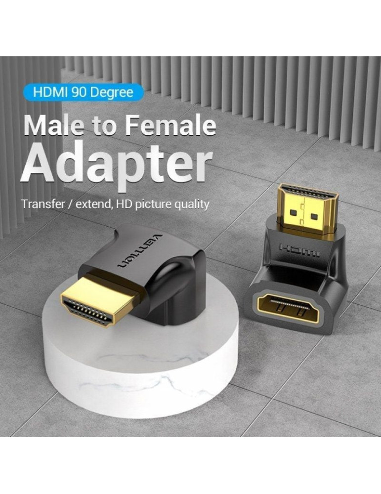 Adaptador HDMI 4K 90  Vention AIOB0/ HDMI Macho - HDMI Hembra