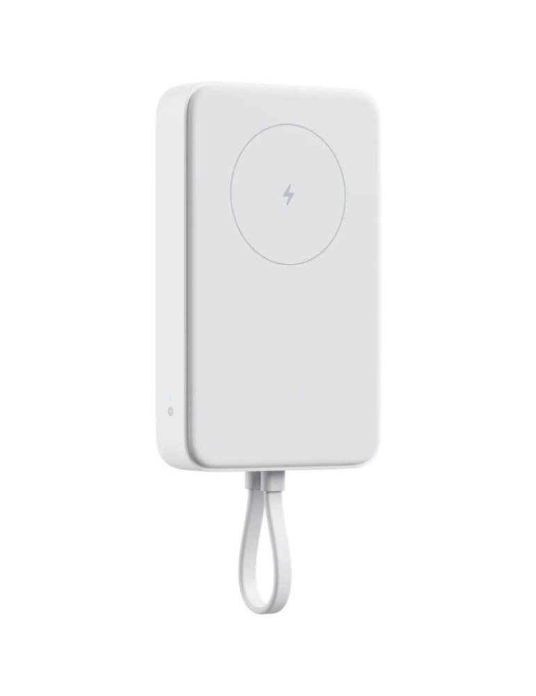 Powerbank 10000mAh Xiaomi 33W Magnetic Power Bank 10000 (Integrated Cable)/ Wireless/ Blanca