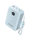 Powerbank 20000mAh Vention FKBL0-C/ 22.5W/ Azul/ Incluye Cable USB Tipo-C