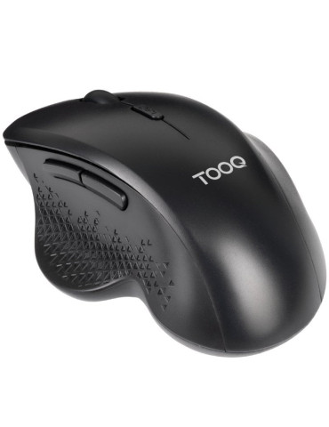 Ratón Ergonómico Inalámbrico TooQ TQMWG-1105-B/ Hasta 1600 DPI