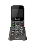 Teléfono Móvil Qubo X-230BKC para Personas Mayores/ Negro