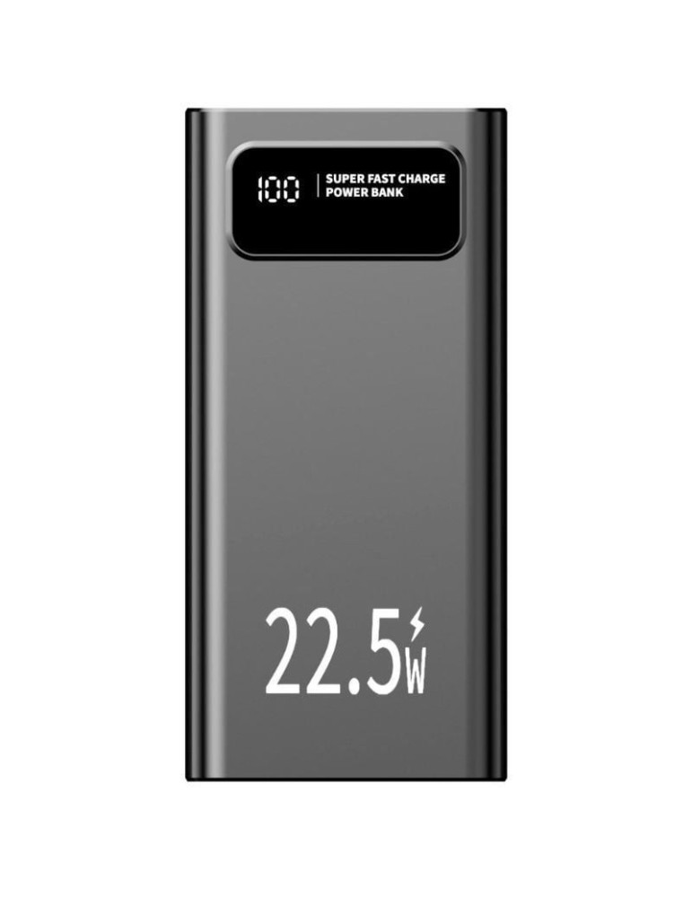 Powerbank 30000mAh Leotec LEPOW30W22W/ 22.5W/ Negra