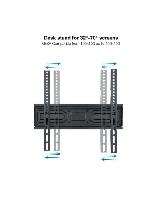 Soporte de Pared Giratorio/ Inclinable/ Nivelable TooQ LP7846TN-B para TV de 32-70"/ hasta 40kg