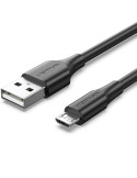Cable USB 2.0 Vention CTIBG/ USB Macho - MicroUSB Macho/ Hasta 60W/ 480Mbps/ 1.5m/ Negro