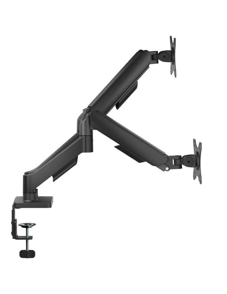 Soporte de Mesa con Contrapeso para 2 Monitores Aisens DT32TSR-357/ Giratorio/ Inclinable/ hasta 9kg