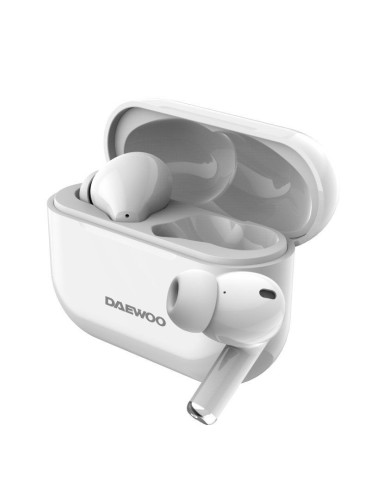 Auriculares Bluetooth Daewoo DW2002 con estuche de carga/ Autonomía 6h/ Blancos 2
