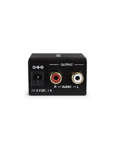 Convertidor de Audio Fonestar FO-37DA/ Entrada Toslink y RCA/ Salida 2x RCA 2