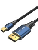 Cable Mini DisplayPort 1.4 8K Vention HCFLG/ DisplayPort Macho - Mini DisplayPort Macho/ 1.5m/ Negro y Azul