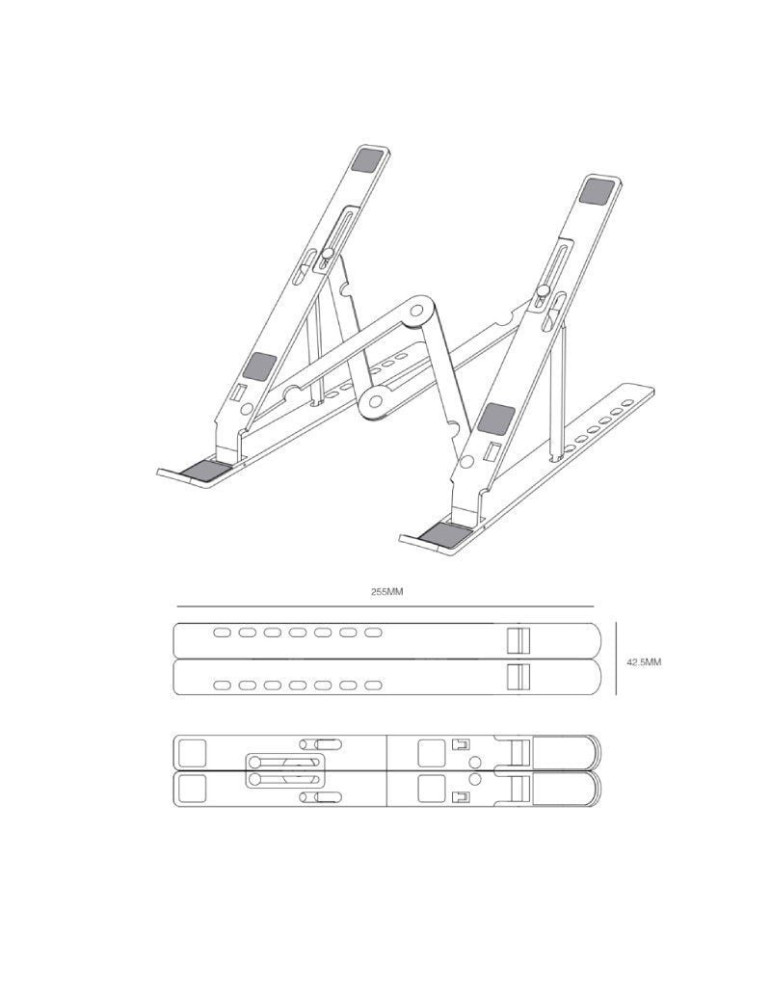 Soporte Aisens LPS3M-177 para Portátil/Tablet hasta 15"