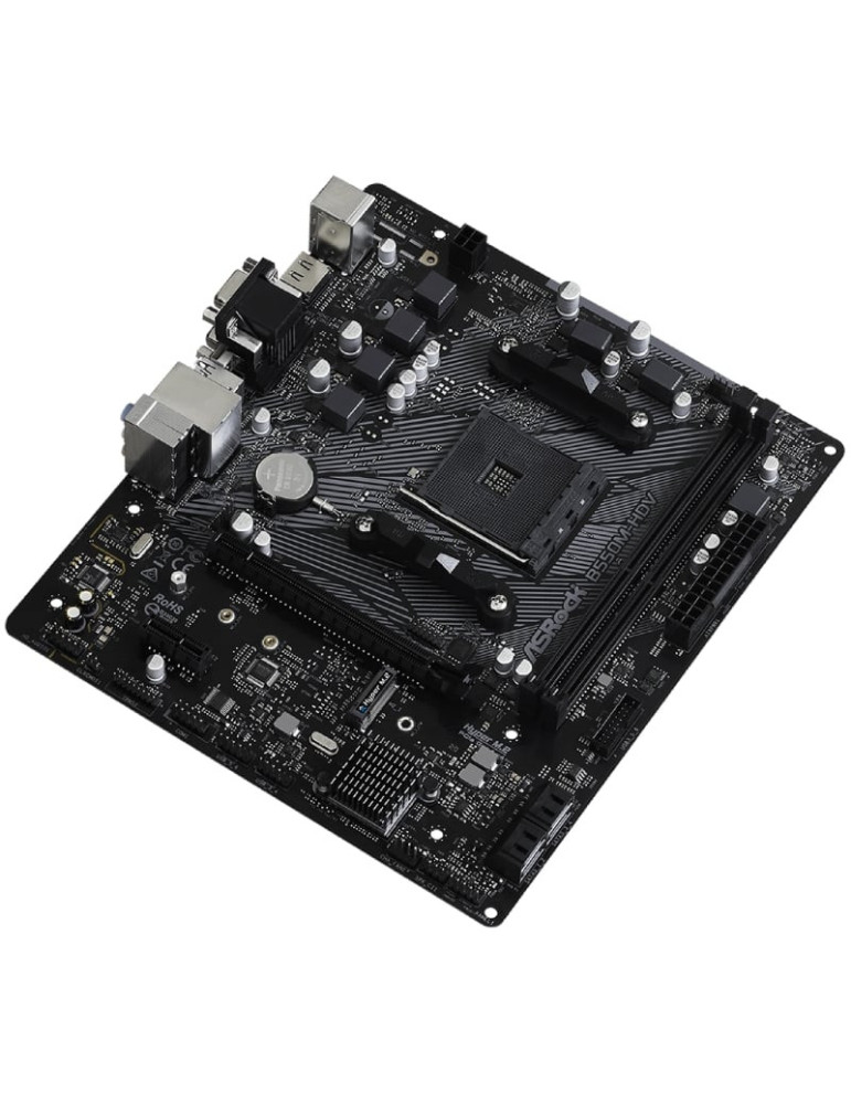 Placa Base Asrock B550M-HDV/ DDR4/ PCIe 4.0/ Socket AM4/ Micro ATX