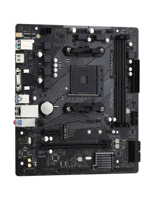Placa Base Asrock A520M-HVS/ DDR4/ PCIe 3.0/ Socket AM4/ Micro ATX