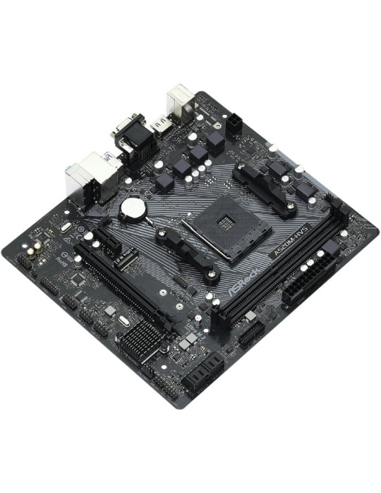 Placa Base Asrock A520M-HVS/ DDR4/ PCIe 3.0/ Socket AM4/ Micro ATX